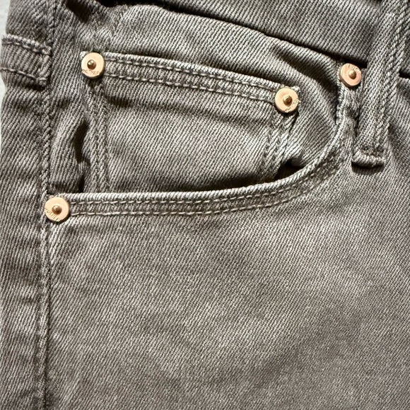 Mother "The Looker pop!" Brown Low Rise Skinny Jeans in Dye-Clay - Picture 4 of 8